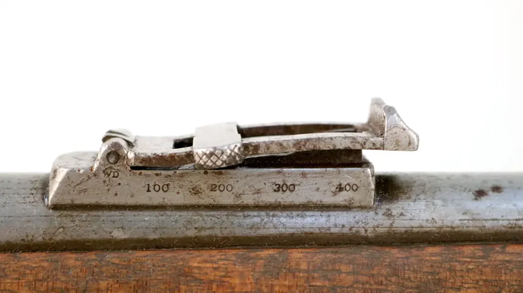 The Martini-Henry Rifle had adjustable sights.