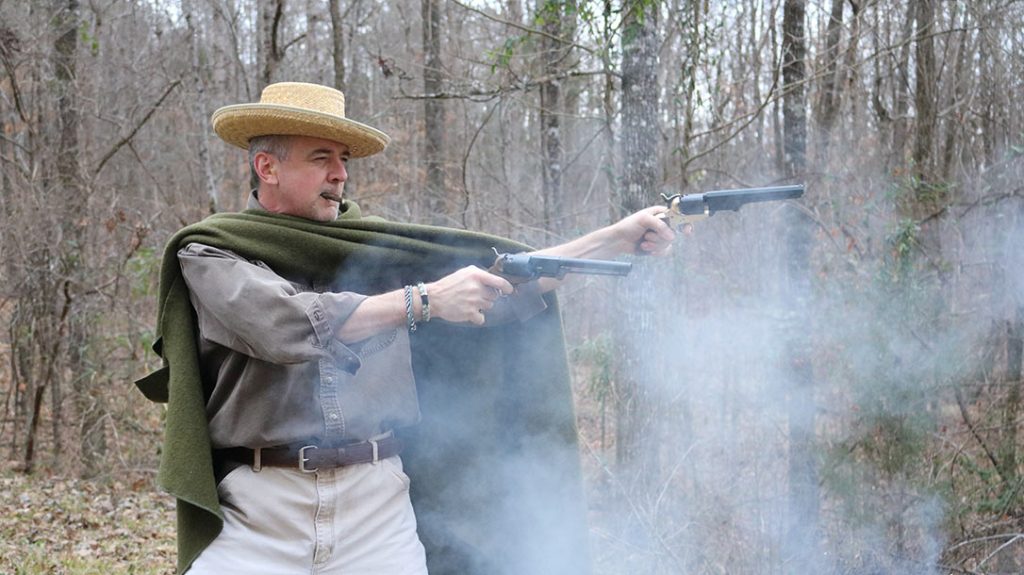 The 1851 Colt Navy was a popular sidearm on both sides of the Mason-Dixon line including with people like Bloody Bill Anderson.