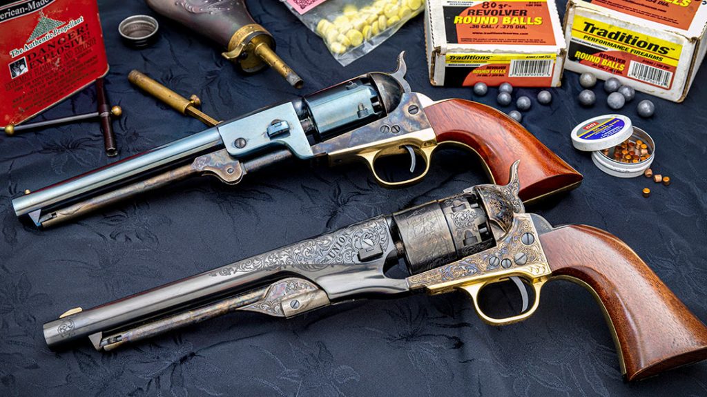 It takes quite a &ldquo;kit&rdquo; to shoot cap-and-ball revolvers. Black powder, caps, Wonder Wads and various tools are needed to load, shoot, then clean these six-guns.