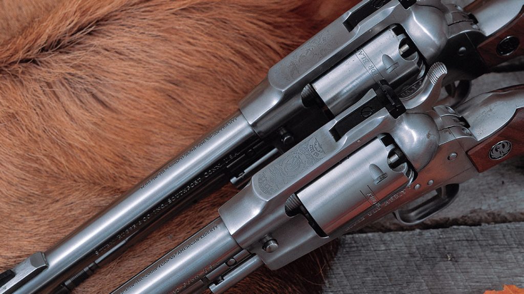 RCA models from 1976 featured the Liberty markings on the topstrap and &ldquo;MADE IN THE 200th YEAR OF AMERICAN LIBERTY&rdquo; on the top of the barrel.