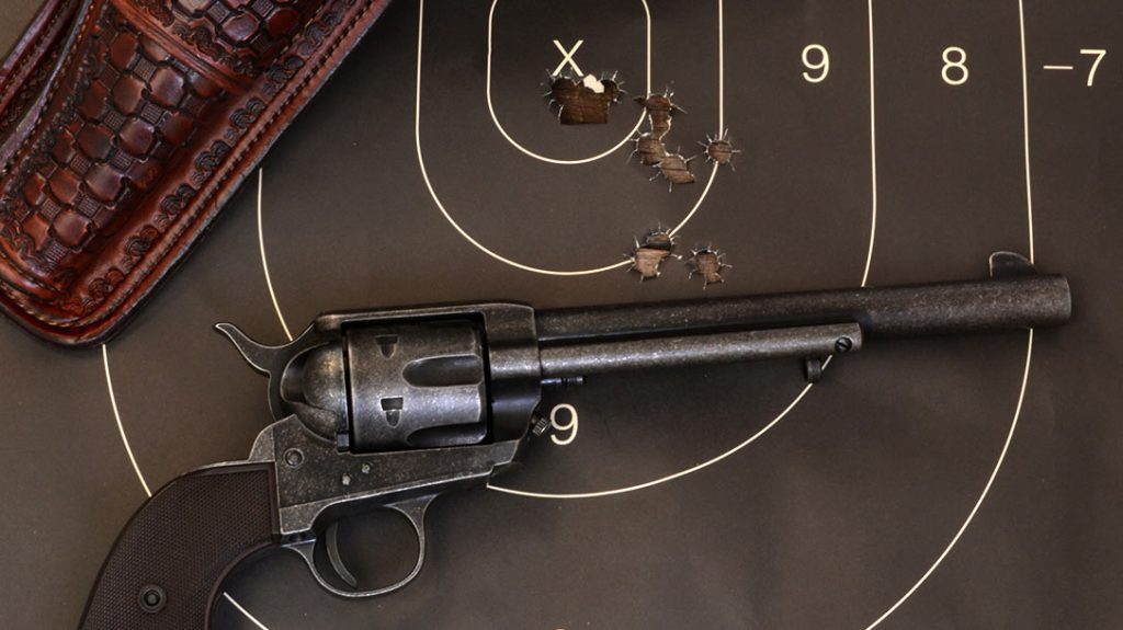 Might not be pretty but the Pietta Great Western II shoots pretty darn good.