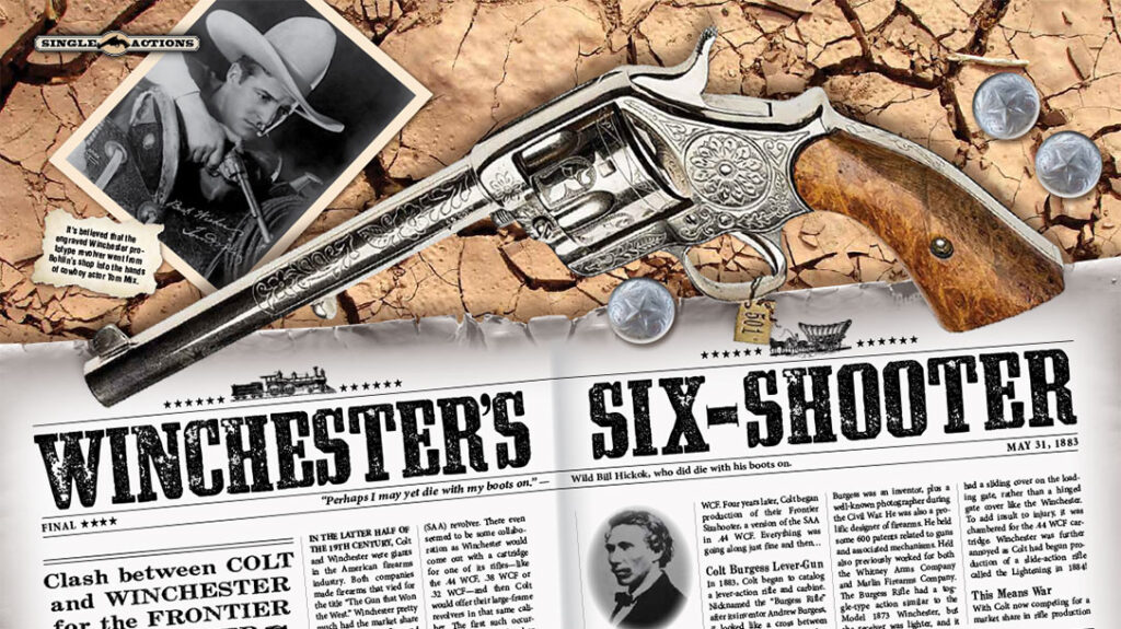 Clash between Colt and Winchester for the frontier firepower.