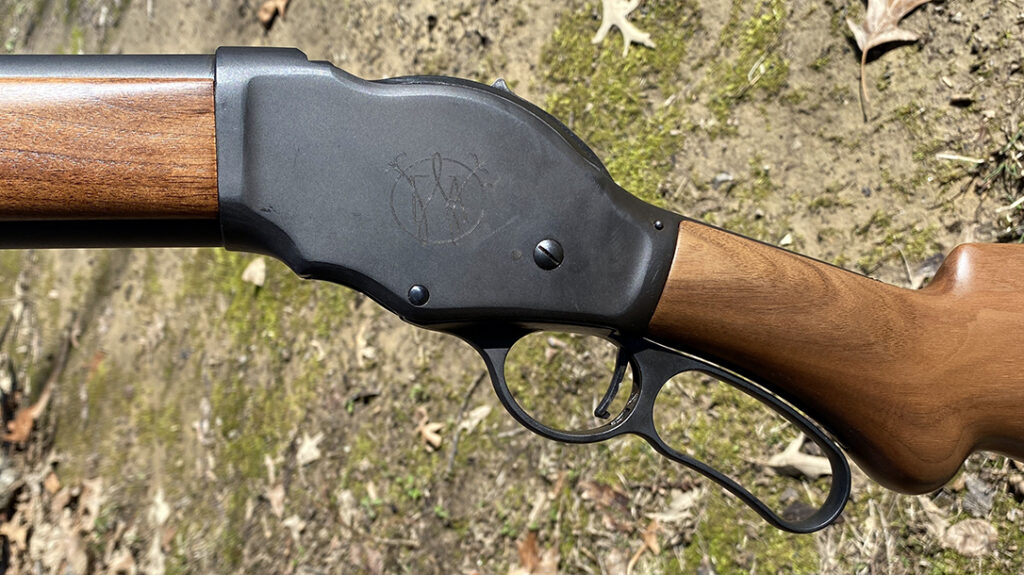 The Cimarron shotgun features old school scroll work.