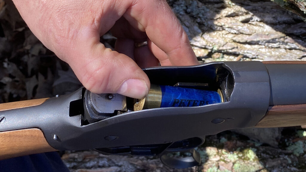 The Cimarron 1887 loads from the top. 