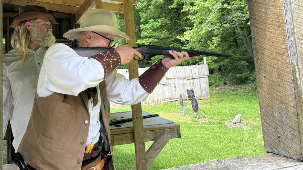 Shooting the Heritage Badlander shotgun.