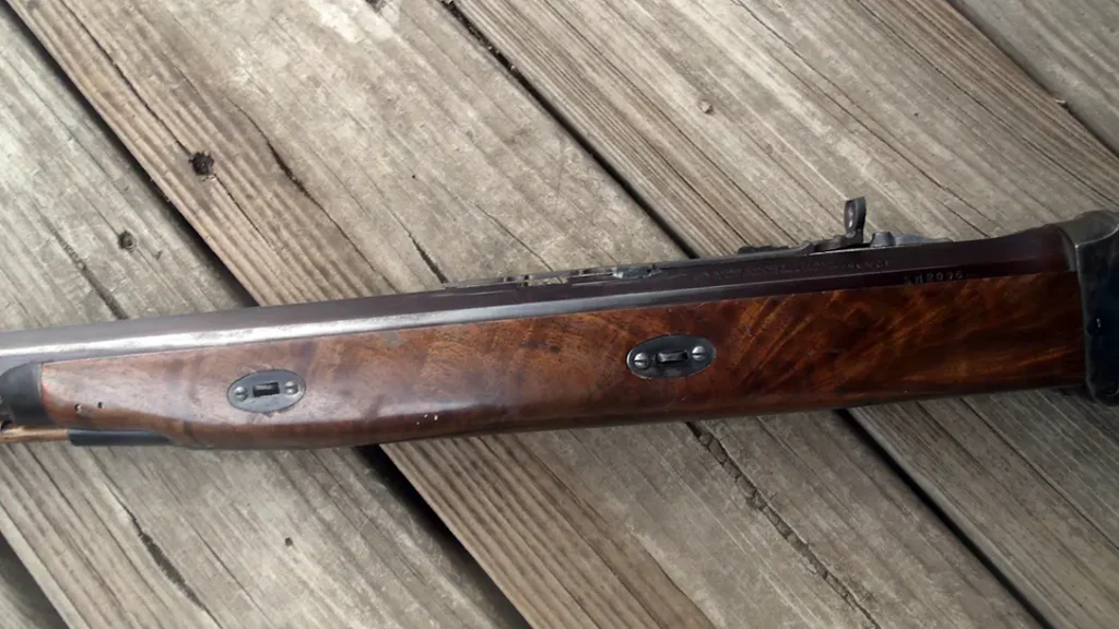 Wood-to-metal fit turned out excellent on the Sharps build.