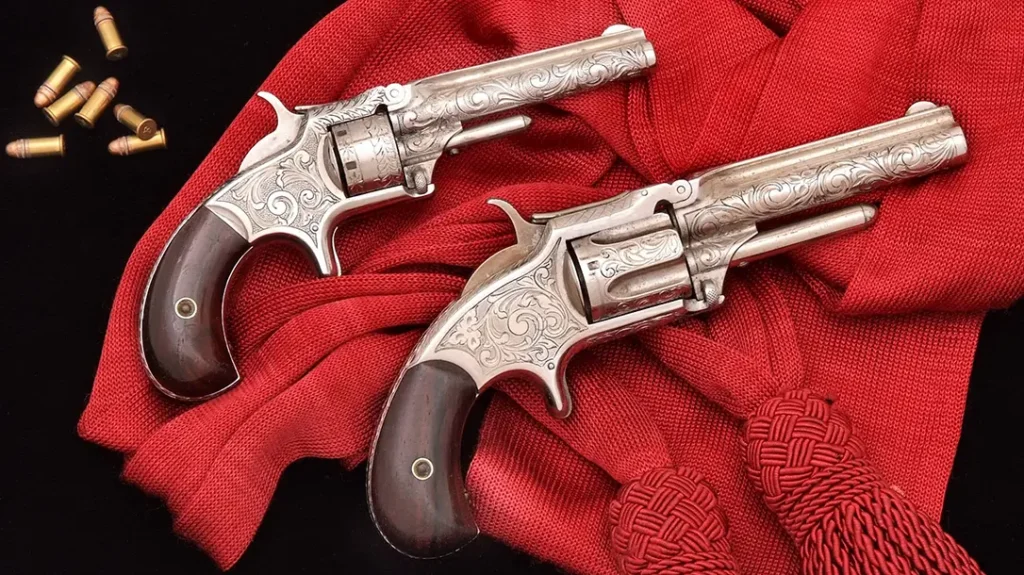 Smith & Wesson No. 1-1/2 and No. 1 revolvers.