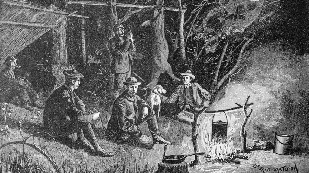 Many times, strangers gathered.