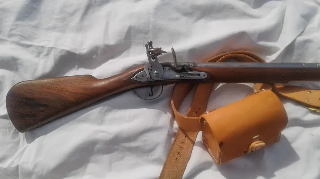 a 17TH Century Rangers musket.